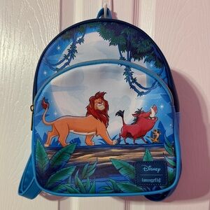 Loungefly Disney Lion King Mini Bag - Blue and Red